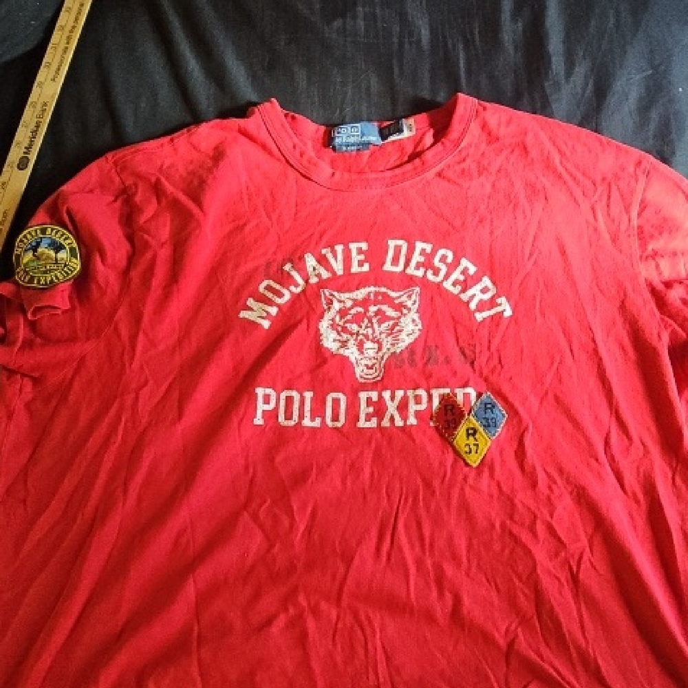 Red Mojave Desert Polo Expedition T-Shirt
